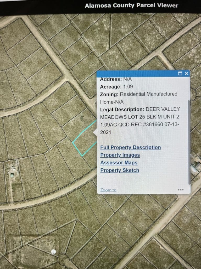 Large view of 1.09 ACRES IN BEAUTIFUL SOUTHERN COLORADO NEAR ALAMOSA AND MT. BLANCA. Photo 4