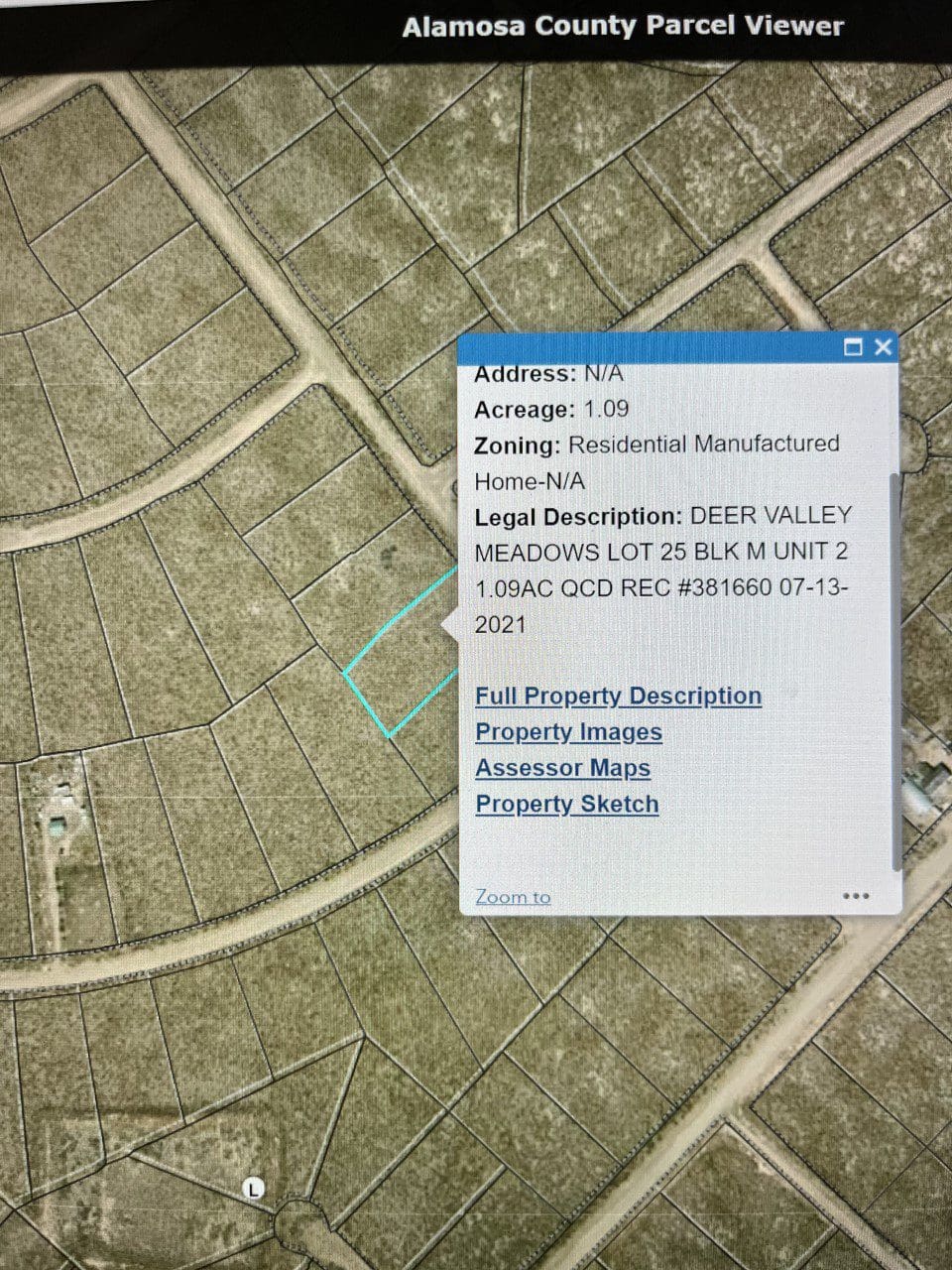 1.09 ACRES IN BEAUTIFUL SOUTHERN COLORADO NEAR ALAMOSA AND MT. BLANCA. photo 4