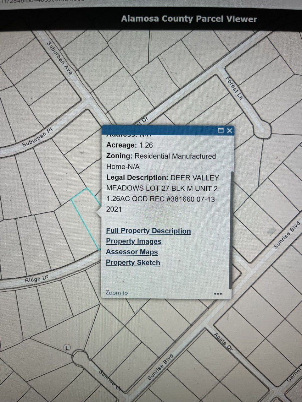 1.26 ACRES IN BEAUTIFUL ALAMOSA COUNTY, COLORADO~GREAT LOCATION NEAR TOWN. photo 4