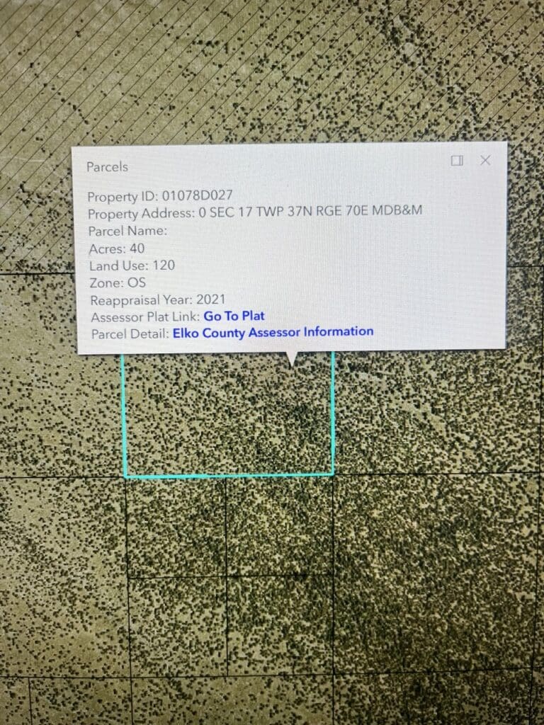 Large view of 40.00 HUGE TIMBERED ACRES ON THE MOUNTAIN FEET FROM THE UTAH BORDER ADJOINING PUBLIC LANDS WITH MAJOR ELK & DEER GAME TRAIL THROUGH PROPERTY IN ELKO COUNTY, NEVADA Photo 9