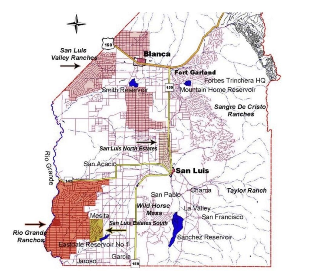 Large view of 5.00 ACRES~GORGEOUS COSTILLA CO, COLORADO~BUILDING LOT, POWER, IMPROVED ROADS & 360 DEGREE VIEWS ~MT. BLANCA. Photo 8