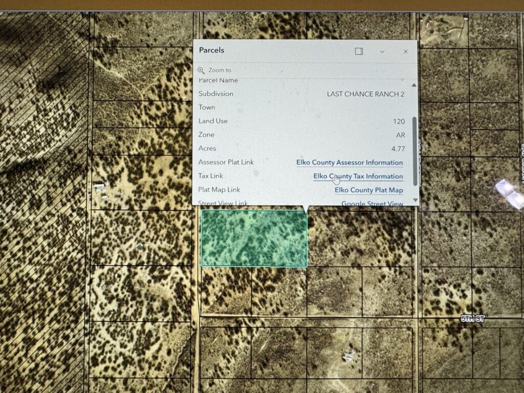 Large view of 4.77 ACRES IN BEAUTIFUL ELKO COUNTY, NEVADA ~ SPRING CREEK ~ MAJESTIC RUBY MOUNTAIN VIEWS AND TIMBERED! Photo 10