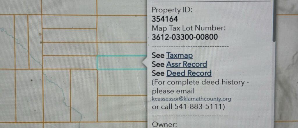 Large view of 10.16 MAGICAL ACRES IN KLAMATH COUNTY OREGON – TIMBERED NEAR NATIONAL FOREST AND CALIFORNIA BORDER Photo 2