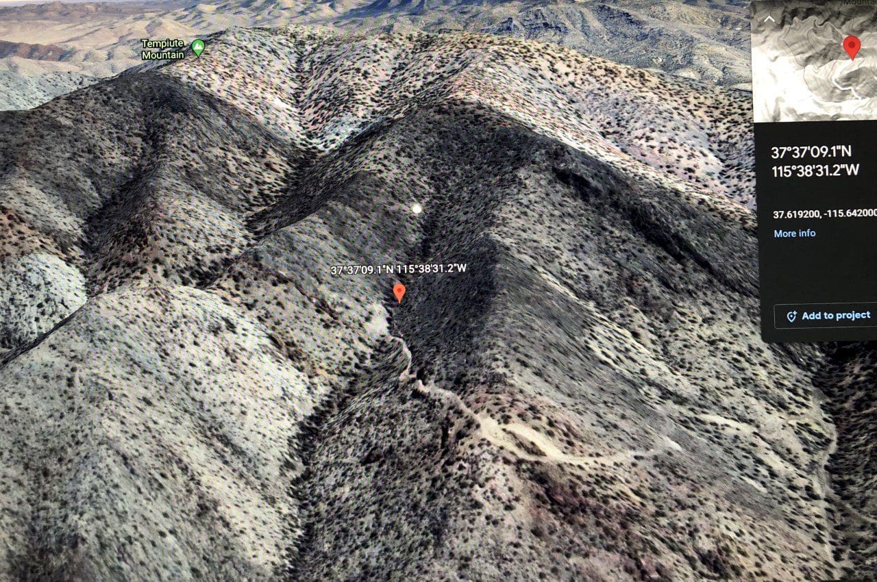 117 Acres 11 Patented Lode Mining Claims Tempiute District, 2 Millsites in Lincoln County, Nevada photo 9