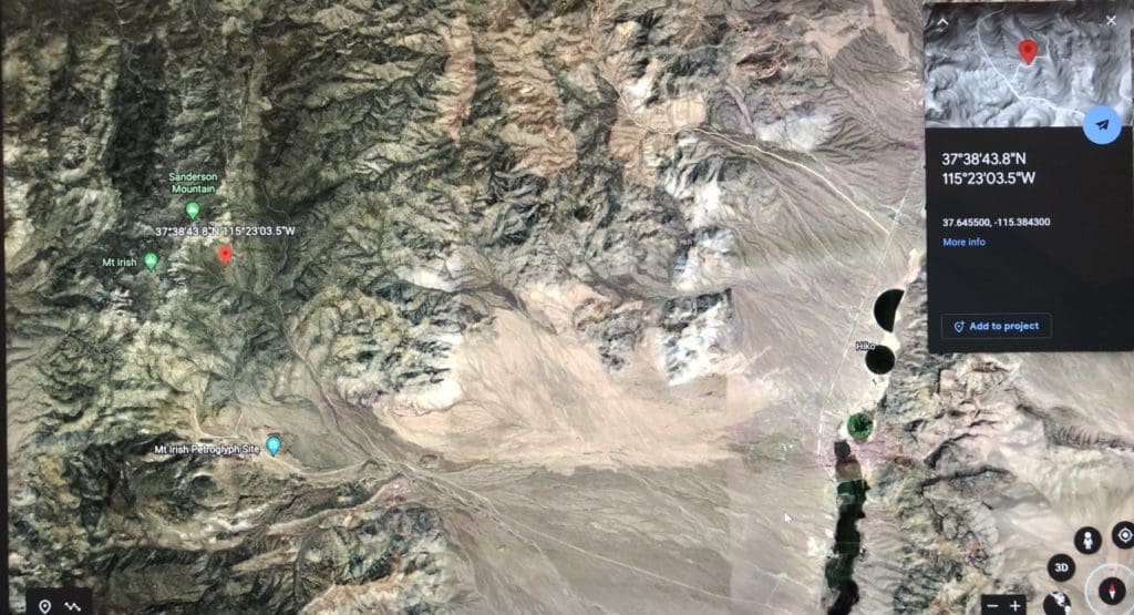 Large view of 160 Ac ~ Lincoln Co, Nevada GOLD & SILVER area, 8 Patented Load Mining Claims; The DENVER, MOHAWK AND HIGH FLY, The ELEPHANT, TOM BLUNDER, HIKO BELL, VALLEY VIEW AND VERA Photo 18