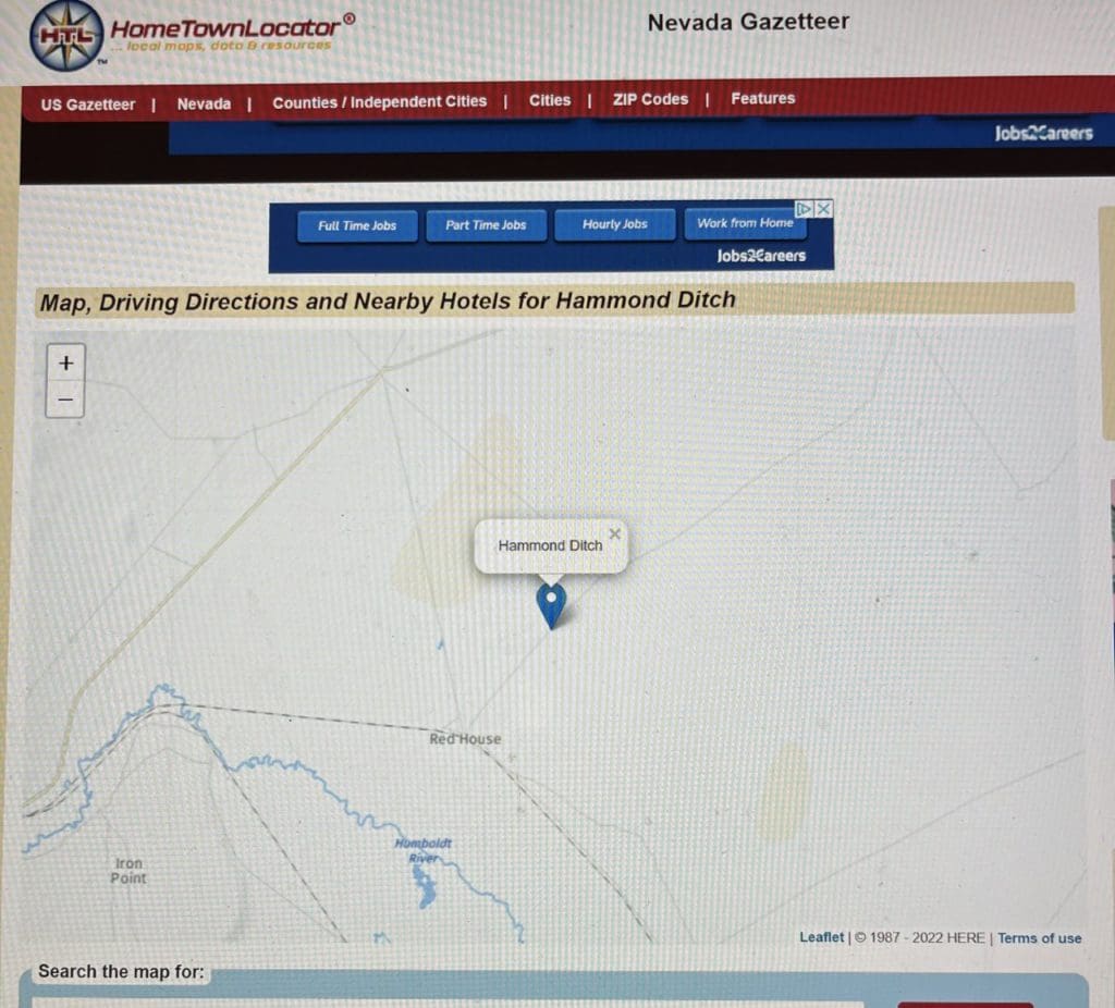 Large view of 10.00 ACRES IN HUMBOLDT CO, NEVADA WITH HAMMOND DITCH RUNNING THROUGH IT~LIVE WATER IN THE RED HOUSE AREA. Photo 3