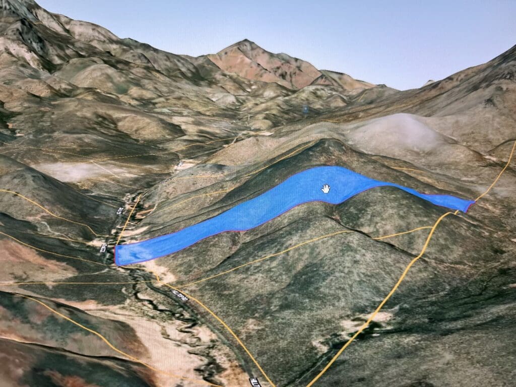 Large view of 41.39 ACRES IN LANDER CO, NEVADA WITH ROAD, CREEK, SPRING AND INCREDIBLE MOUNTAIN TOP VIEWS FOR MILES~NEW PICS MUST SEE AMAZING! Photo 12