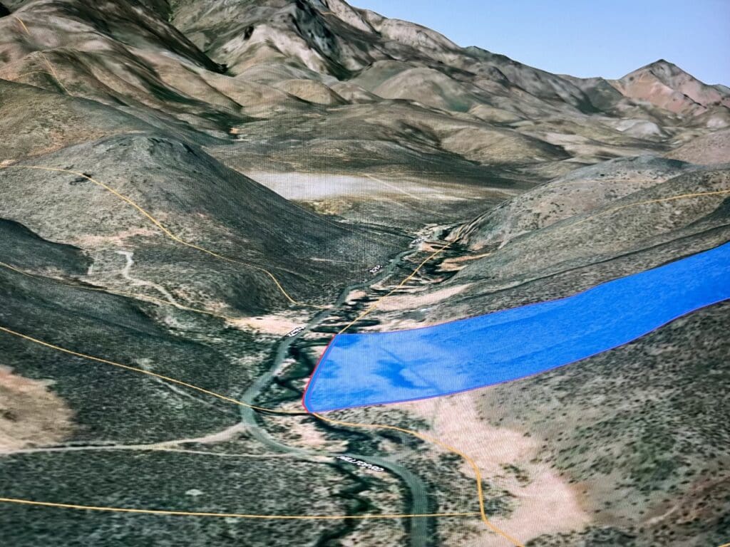 Large view of 41.39 ACRES IN LANDER CO, NEVADA WITH ROAD, CREEK, SPRING AND INCREDIBLE MOUNTAIN TOP VIEWS FOR MILES~NEW PICS MUST SEE AMAZING! Photo 5