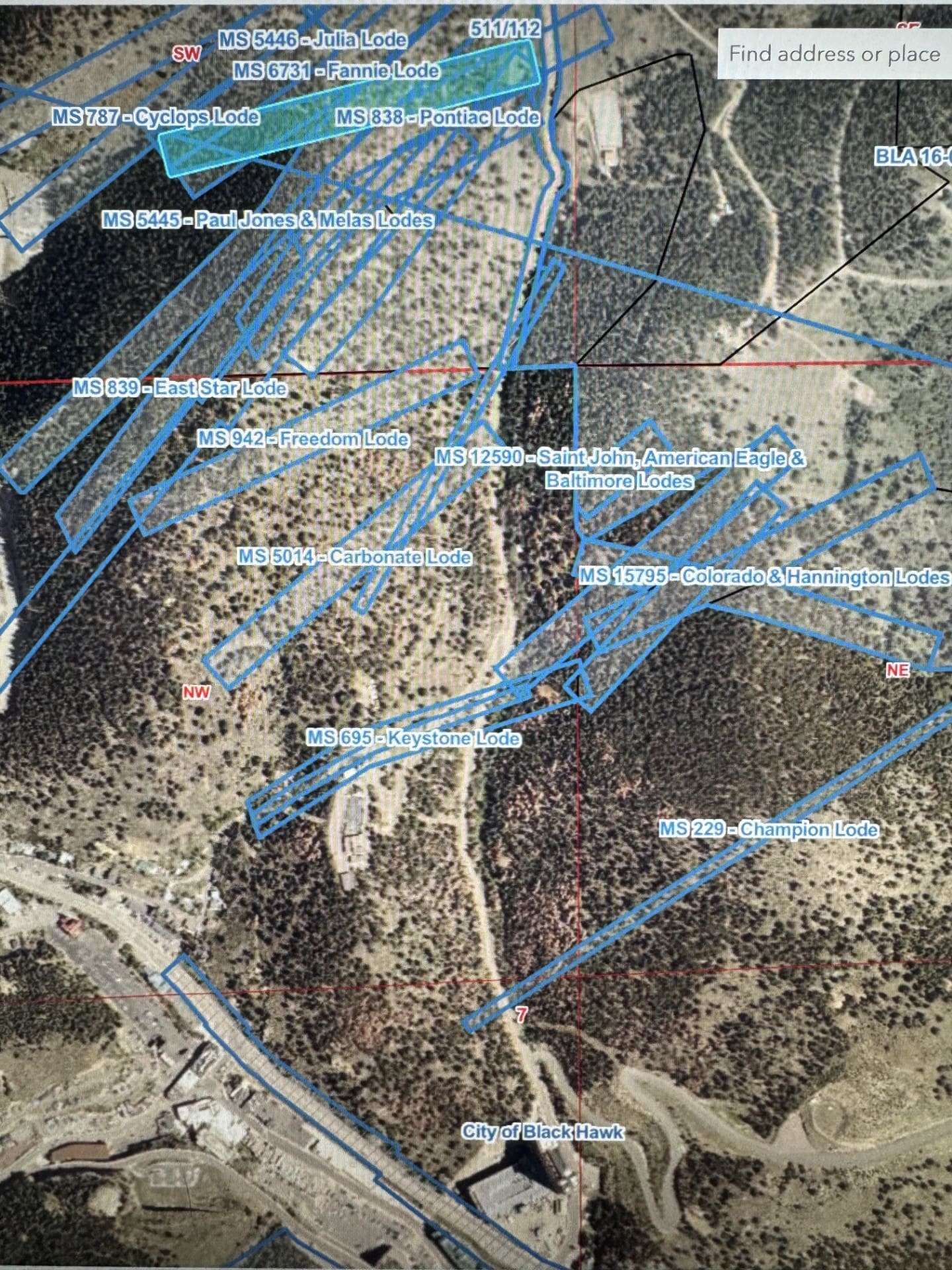 5.16 ACRES IN BLACK HAWK~GILPIN COUNTY, COLORADO, TIMBERED & ROAD ~ BIG GAME ~ MINING CLAIM “ST. JAMES”-GOLD photo 4