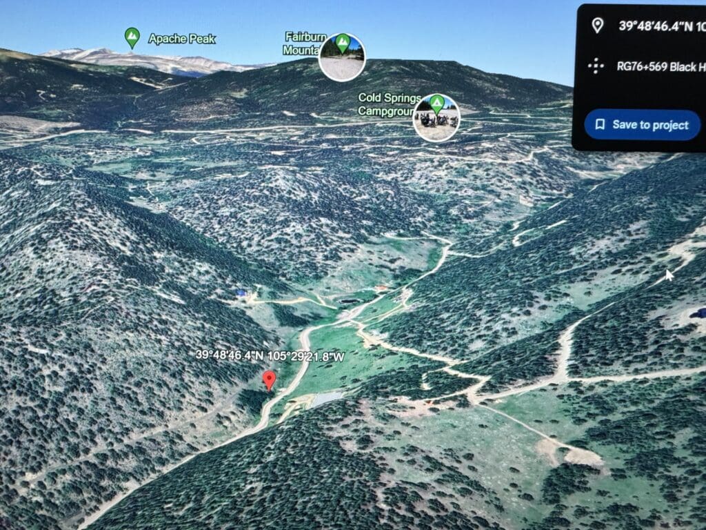 Large view of 5.16 ACRES IN BLACK HAWK~GILPIN COUNTY, COLORADO, TIMBERED & ROAD ~ BIG GAME ~ MINING CLAIM “ST. JAMES”-GOLD Photo 14