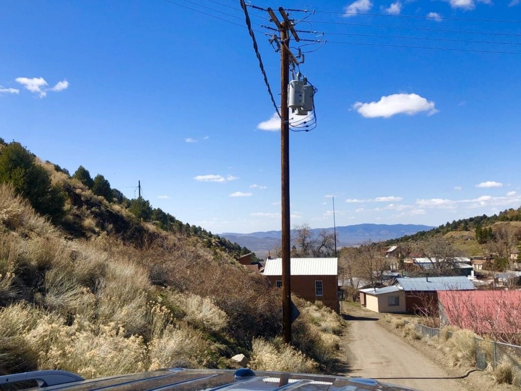 Large view of .09 Acres ~ Two Lots in the Old West Town of Austin, Nevada ~ Power with Paved Road Frontage ~ Town Lights Views Photo 1