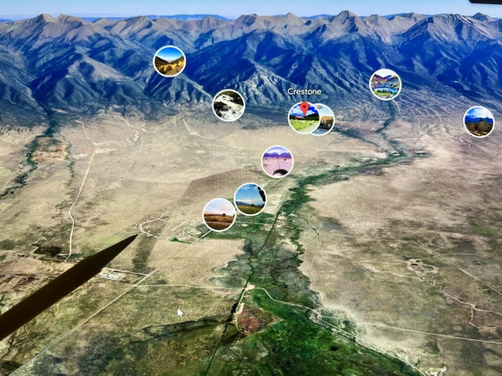 Large view of BEAUTIFUL BUILDING LOT NEAR CRESTONE, COLORADO WITH IMPROVED ROAD AND AMAZING 360 DEGREE MOUNTAIN VIEWS Photo 6